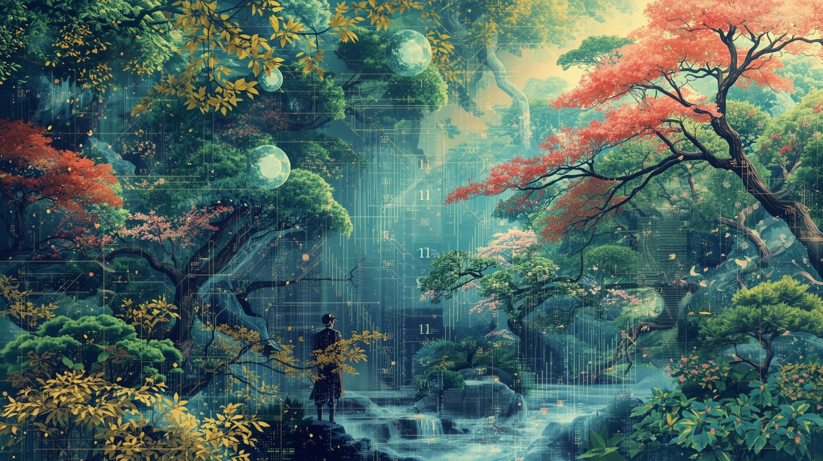 Trading screens illustration